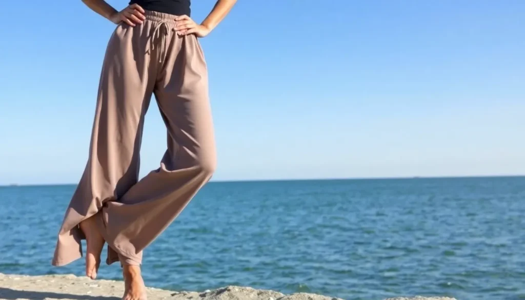 5 pantalones de yoga fluidos para una práctica cómoda y fresca