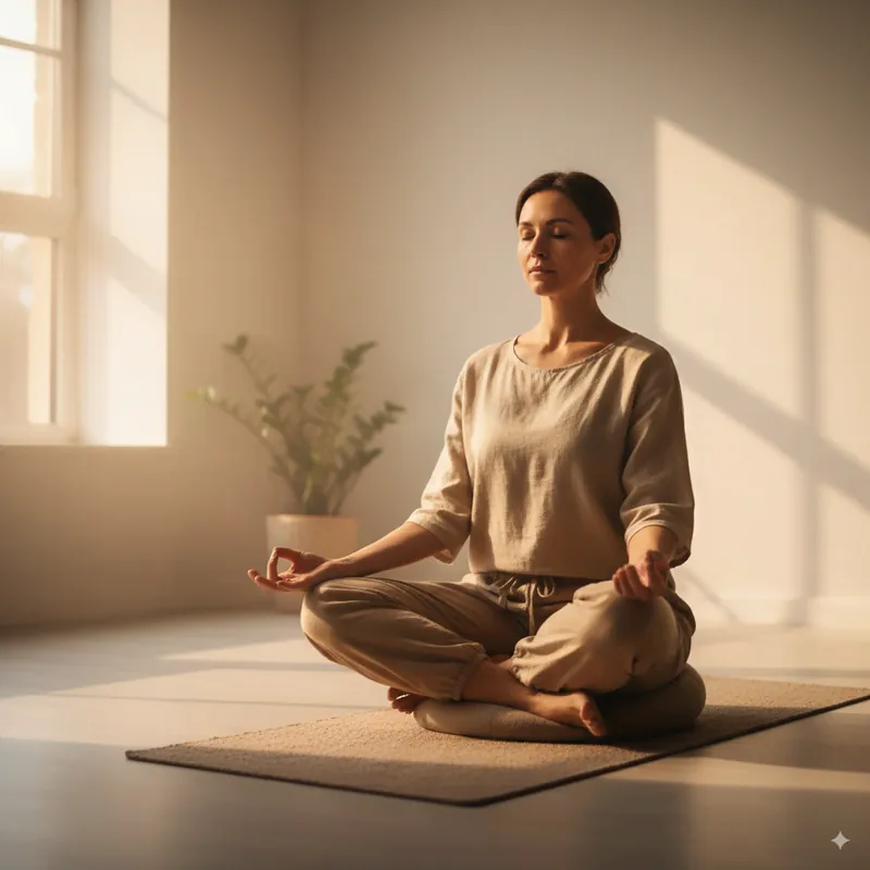 Yoga de 15 minutos para relajarte sin necesidad de estar de pie